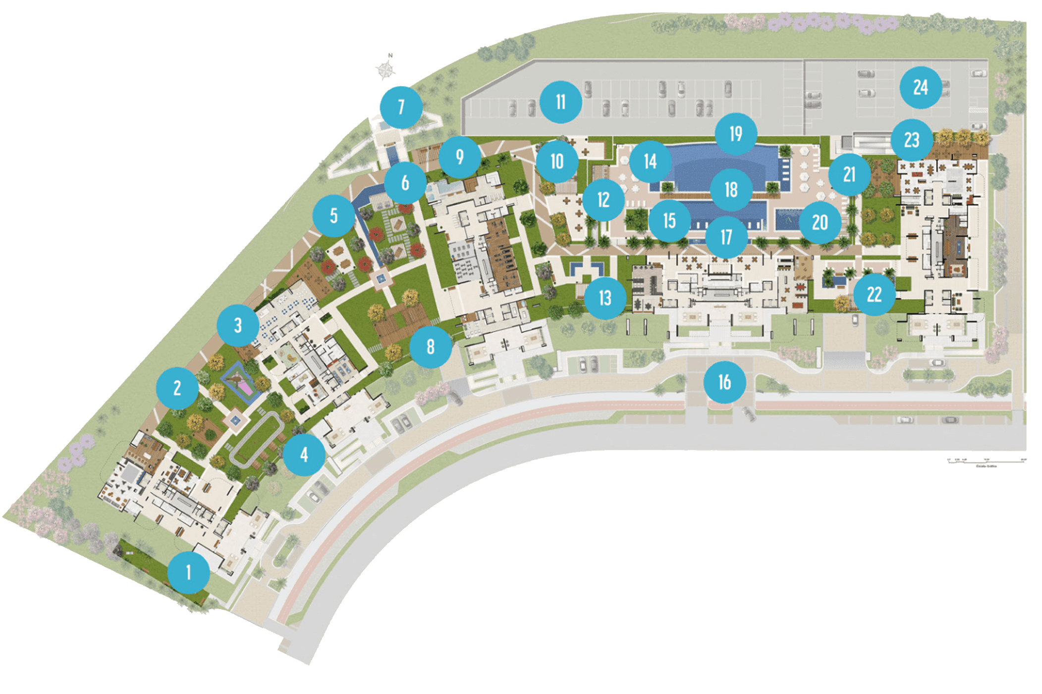 Masterplan do ELOS em Ilha Pura